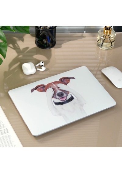 Apple Uyumlu MacBook Air M1 Kılıf 13inç Dog01nl Touchıdli M1 Air A2337 A2179 A1932 İle Uyumlu Açık Mavi
