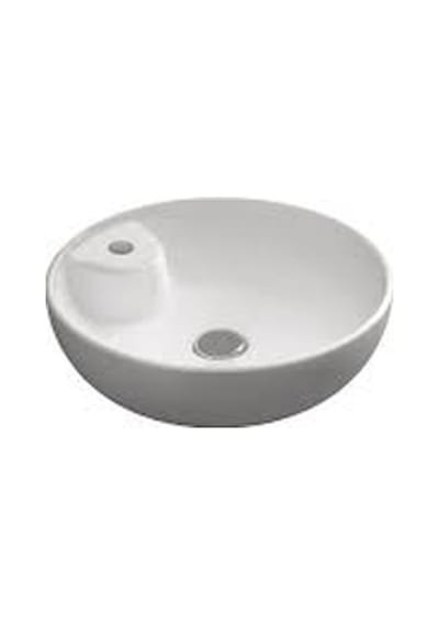 Idevit Tezgah Üstü Daire Çanak Daire Lavabo 45CM Hariç