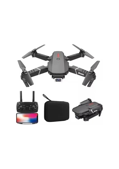 Lb Hd Kameralı E99 Pro Drone - 4k Çift Kamera 25 Dakika 200m Mesafe Başsız Model Gece Uçan Wıfı Katlanabilir Drone