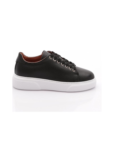 Dgn Paco Erkek Sneakers Ayakkabi Siyah Floater Beyaz