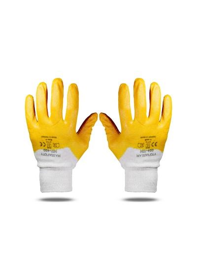Maxsafety Nıt-400 Nitril Kaplama Sanayi İş Usta Eldiveni 10/xl 6 Çift Diğer