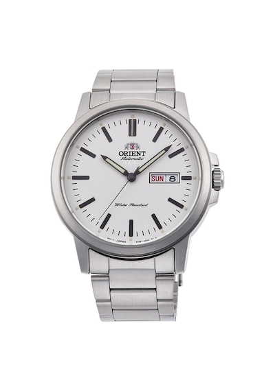 Orient Ra-aa0c03s39b Otomatik Çelik Gri Beyaz Kadran Kristsl Cam 42 Mm Erkek Kol Saati Gri
