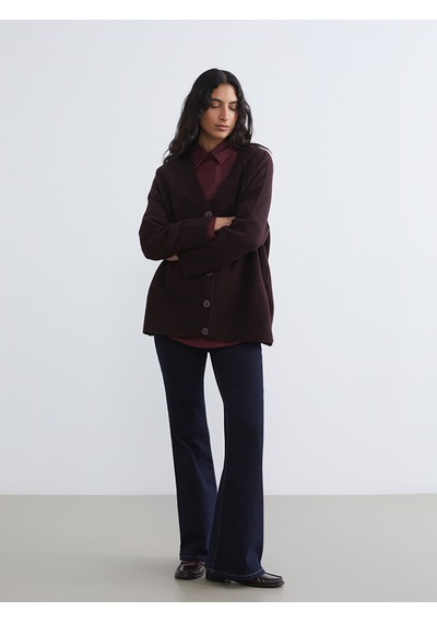 Lcw Modest Bordo Hırka