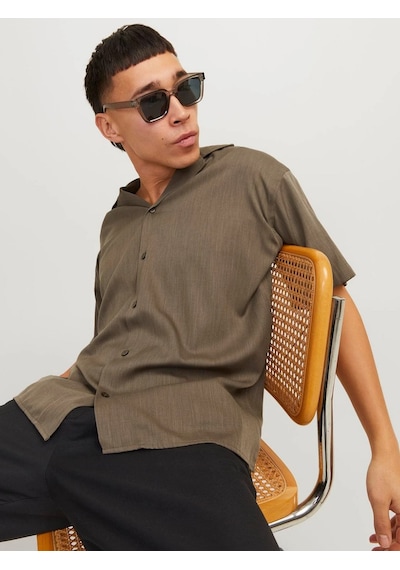 Jack & Jones Jack&jones Erkek Gömlek 12251027 Kahverengi