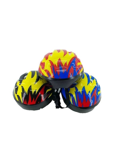 Çocuk Kask Bisiklet Paten Scooter Koruyucu Kask 7 Parça