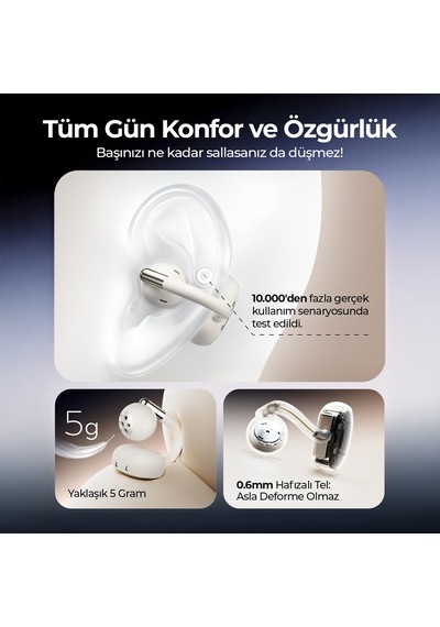 Soundpeats Clip1 Hi-res Ldac Open-ear Enc Ows Bluetooth 5.4 Kablosuz Kulaklık