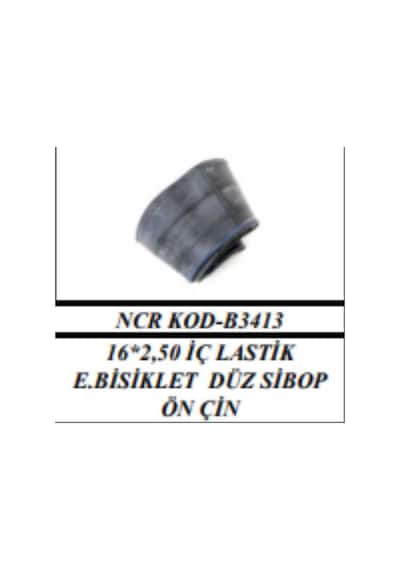 İç 16 2 50 E-bike Düz Sibop Butyl Servis