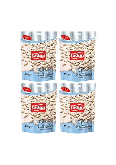 Tadım Kavrulmuş Tuzsuz Kabak Çekirdeği 180 Gr 4 Lü 180 G