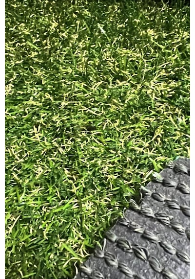 Tr Grass Dekoratif Suni Çim Halı Balkon Bahçe Teras İç Dış Mekan Sarı Otlu Yeşil Yapay Çim Halı 20 Mm Yeşi S Diğer