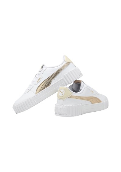 Puma Carina 3.0 Metallic Whisper Kadın Sneakers Günlük Ayakkabı 40451102 Beyaz