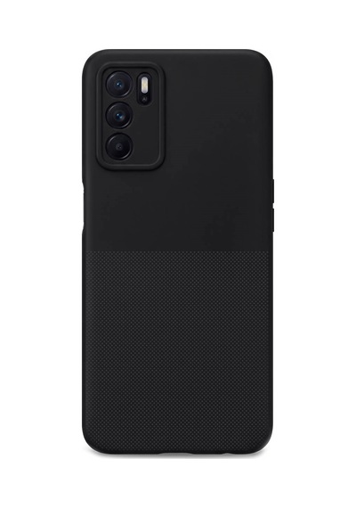 Oppo A16 4g Uyumlu Kamera Korumalı Silikon Telefon Kılıfı Darbe Emici İçi Kadife Tırtıklı Kaymaz Yüzeyli Yumuşak Kılıf-54268 Siyah