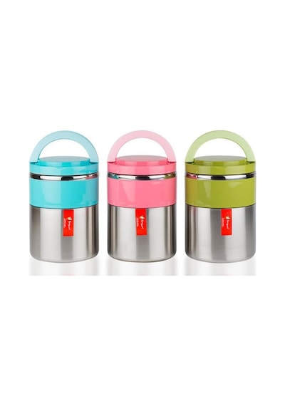 Png-1302 Inox Çiftli Yemek Termosu Pembe