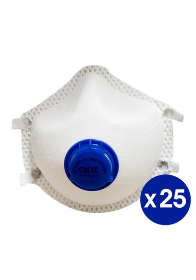 Ant Ffp2 Ventilli Konik Katlanabilir N95 Toz Maskesi 1 Kutu 25 Ad