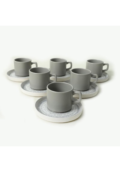 Stone Stackable Çay Takımı 12 Parça 6 Kişilik 21426 Çok Renkli