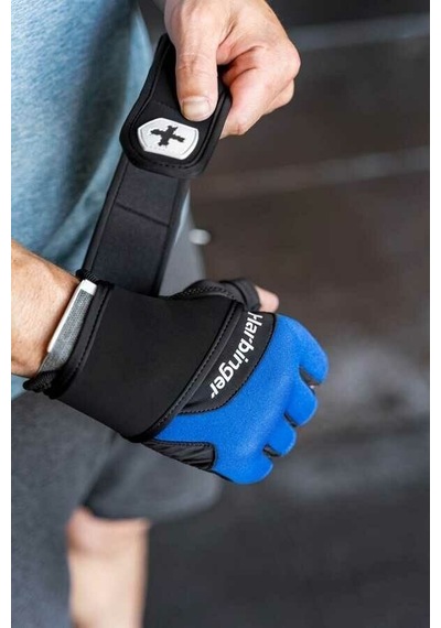 Harbinger Training Grip Ww 2.0 Mavi Ağırlık Eldiveni Siyah