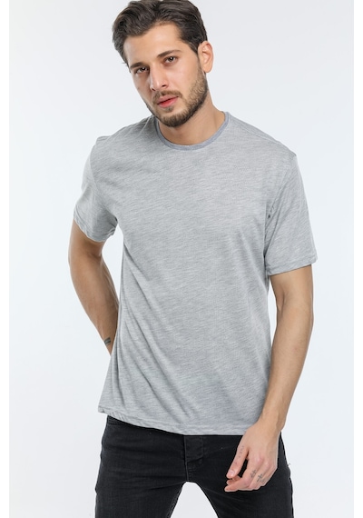 Erkek Bisiklet Yaka Oversize Fit Tişort Spr21y30 001