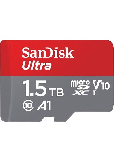 Sandisk Ultra Android Microsdxc Uhs-ı Hafıza Kartı 1,5 Tb + Adaptör Akıllı Telefonlar Ve Tabletler İçin, A1, Sınıf 10, U1, Full Hd Videolar, 150 Mb/s'ye Kadar Okuma Hızı Sandisk Ultra Android Microsdxc Uhs-ı Hafıza Kartı 1,5 Tb + Adaptör Akıllı Telefonlar Ve Tabletler İçin, A1, Sınıf 10, U1, Full Hd Videolar, 150 Mb/s'ye Kadar Okuma Hızı