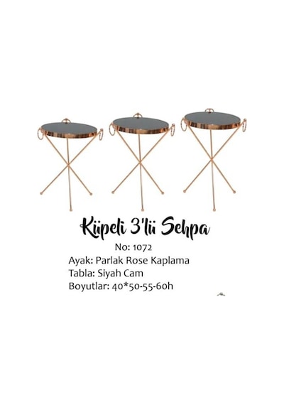 Zigon Lükens Model Parlak Roza Renk Kayın Klasik Ayak El Yapım