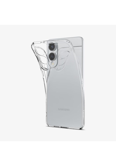 Spigen Galaxy S25 Edge İle Uyumlu Kılıf Liquid Crystal 4 Tarafı Tam Koruma Crystal Clear Şeffaf