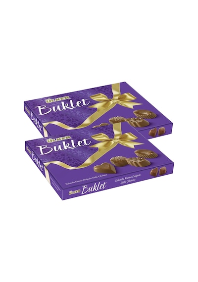 Ülker Buklet Dolgulu İkramlık Çikolata 2 x 200 G