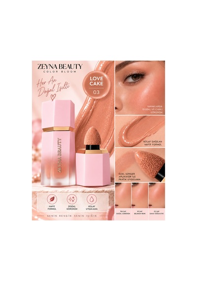 Color Bloom Likit Sıvı Allık 03 Pembe-03 - 702960610 Diğer