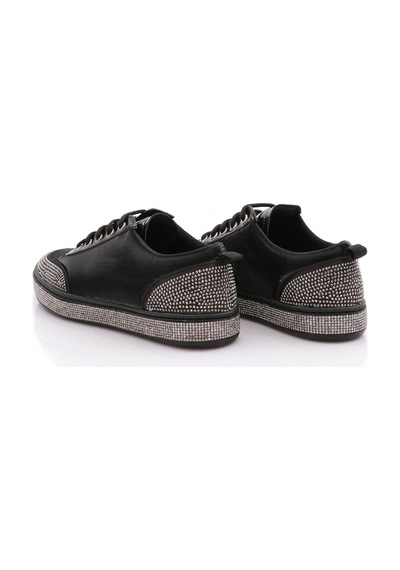 Dgn 2411 Kadin Sneaker Ayakkabi 2411-1571-R1589 Siyah - Gümüş