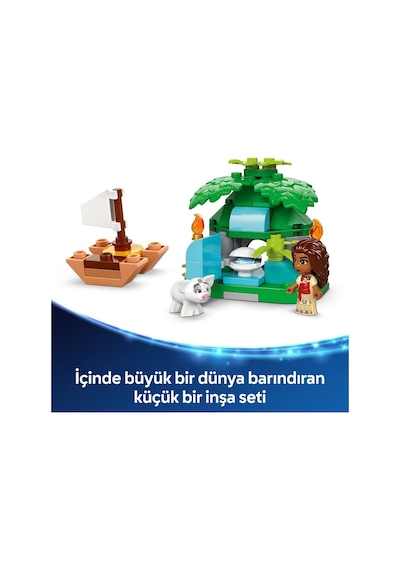 LEGO® ǀ Disney Moana’nın Ada Evi 43260 - 5 Yaş ve Üzeri Çocuklar için İnşa Edilebilen Mini Bebek Evi İçeren Oyuncak Yapım Seti (175P)