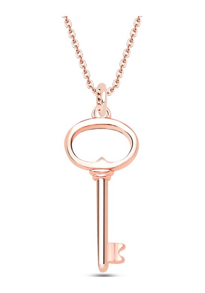 Kuyumcudukkani "anahtar"kolye -20042-r Rose Gold