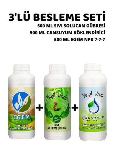 3lü Besleme Paketi 500 ML