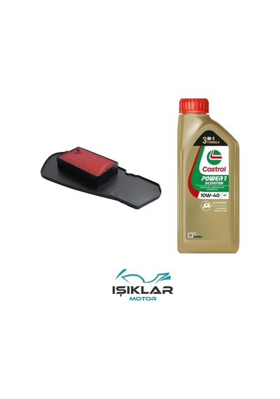 Kuba Newlight 125 Castrol Yağ Ve Hava Filtre Bakım Seti Bs0017