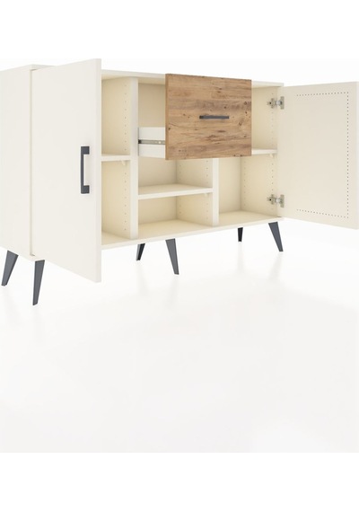 Arges Konsol 3 Raflı Tek Çekmeceli 2 Kapaklı 132x30x83 Aytaşı-aytaşı/çam Aytaşı/çam Arges Konsol 3 Raflı Tek Çekmeceli 2 Kapaklı 132x30x83 Aytaşı-aytaşı/çam Aytaşı/çam