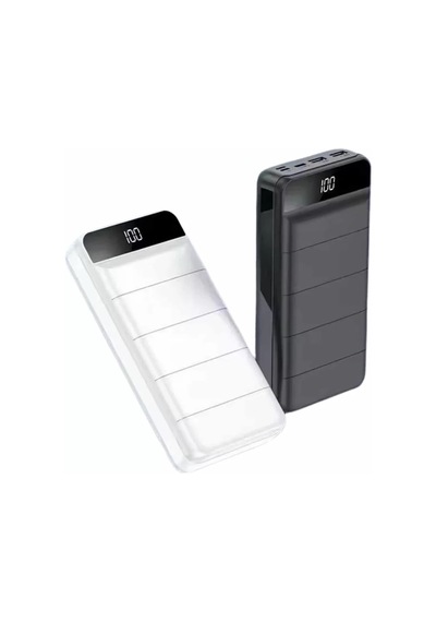 Powerbank 50.000 Mah Dijital Göstergeli Taşınabilir 4 Portlu Hızlı Powerbank Yeni Nesil Renkli