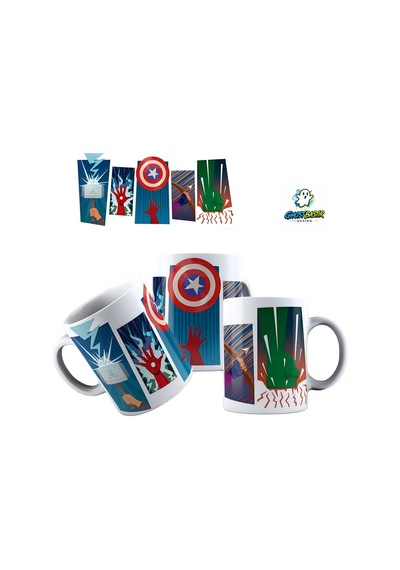 Avengers Kupa Bardak Tek Adet K0155 Çok Renkli