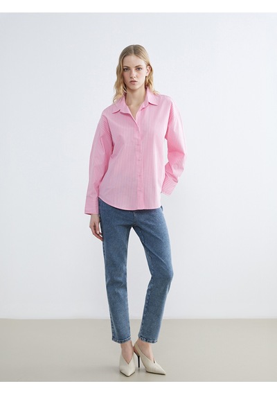 Lcwaıkıkı Classic Mavi Beli Lastikli Slim Mom Kadın Jean Pantolon