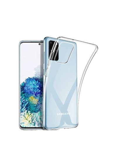 Rba Aksesuar Galaxy Uyumlu S20 Plus Kılıf Rba Süper Silikon Kapak - Renksiz Çok Renkli