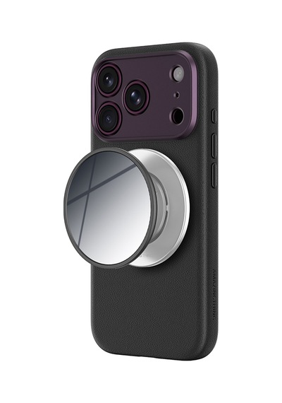 Apple Uyumlu iPhone 18 Pro Max Kılıf M-safeli Amazingthing Glamour Allskin Serisi Aynalı Tutucu Standlı Set Mor