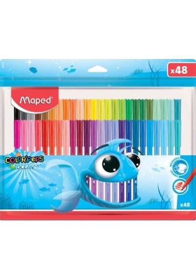 Keçeli Kalem Plastik Poşetli 48 Renk 845726