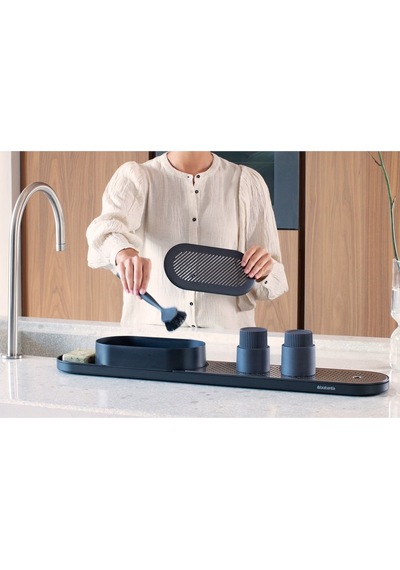 Brabantia Sınkstyle Infınıte Grey Lavabo Tezgah Düzenleyici Ve Kurutma Tepsisi Siyah