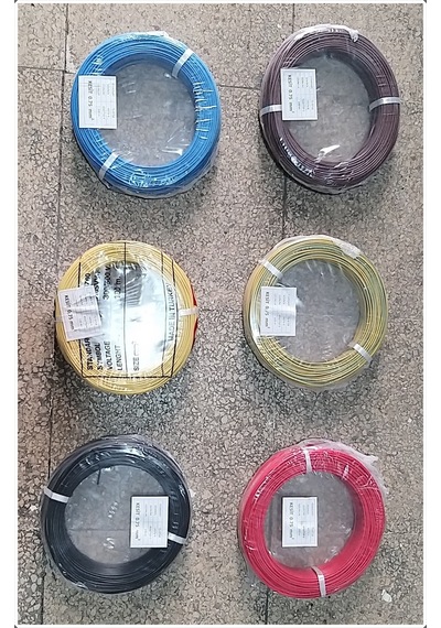0.75Mm Cca Kırmızı Nyaf Elektrik Kablosu Top 100 Metre