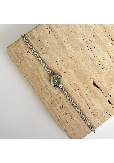 Velinor Silver Yeşil Saat