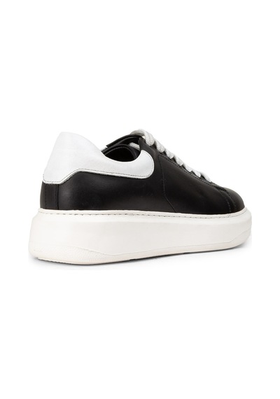 Deery Kadın Siyah Hakiki Deri Sneaker Ayakkabı - 01991zsyhp01 Siyah