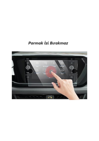 Volkswagen Taigo 8 İnç Multimedya Mat Ekran Koruyucu