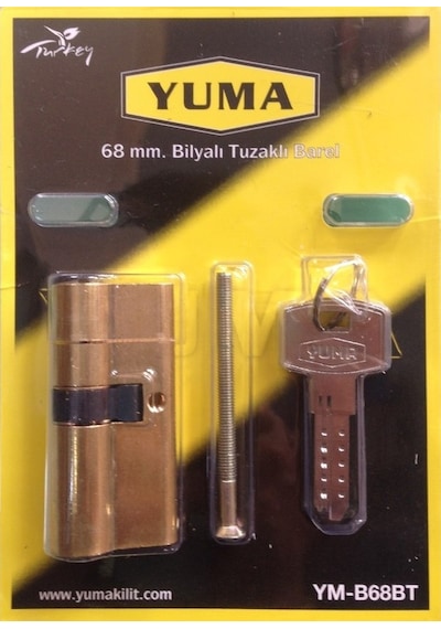 Yuma Tuzaklı Kilit 68 Mm Bilyalı Barel 3 Anahtarlı