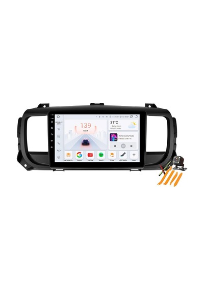 Cıtroen Jumpy/spacetourer 2016+ Uyumlu Multimedya Navigasyon Usb Kamera Carplayer 4 Ram