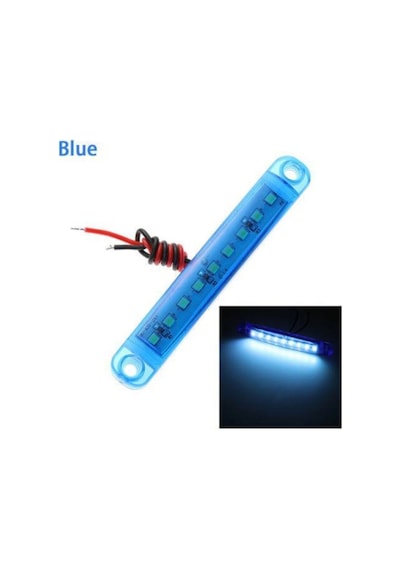 Ahmet Otomotiv 9'lu Parmak Led 12-24 Volt Uyumlu 10 Adet- Mavi