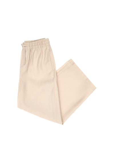 U.S. Polo Assn. Kız Çocuk Taş Loose Fit  Modal Karışımlı Kanvas Pantolon 50300911-VR049