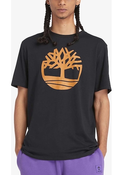 Timberland Tree Logo Short Sleeve Erkek Siyah T-shirt Tb0a2c2rp561 Siyah