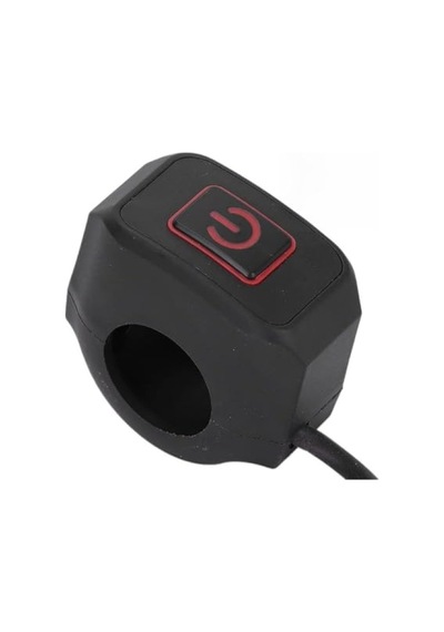Suya Dayanıklı Motosiklet Gidon Aç Kapa Anahtarı - 22 Mm Açık Mavi
