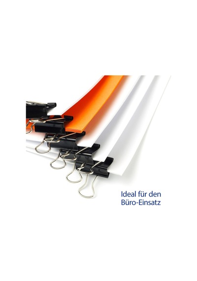 Westcott E-10711 00 Katlanır Mandallar, 19 Mm, Siyah, 12 Adet, Belgeler İçin Metal Mandallar, Sağlam Ve Tekrar Kullanılabilir Kağıt Mandalları, Ofis Ve Ev İçin 19 Mm Kıskaçlar
