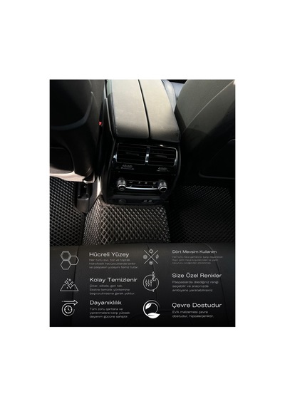 Bmw 520i G30 2017/2023 Eva Oto Paspas Siyah Siyah